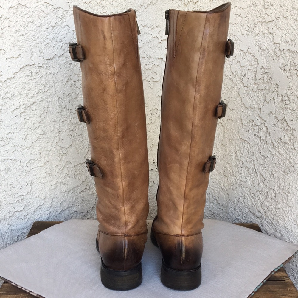 Vince Camuto Fenton Distressed Leather Boots 8.5 - Picture 6 of 16
